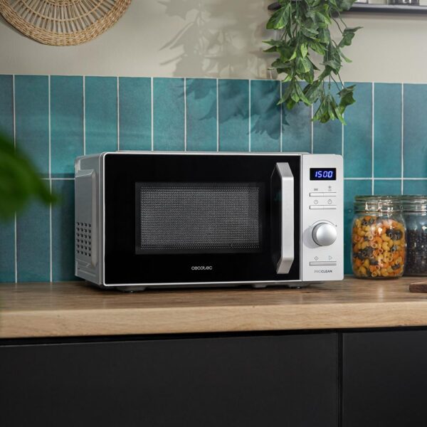 Imagen 3 Microondas Cecotec ProClean 5010 Inverter White de 19 litros. Calienta y descongela de forma uniforme conservando el sabor natural de tus alimentos.