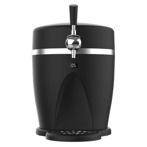 Imagen 2 Dispensador de cerveza BeerFlow 5000 para barriles de 5L presurizados. Sistema de refrigeración eficiente, pantalla LED y diseño antideslizante para el hogar.