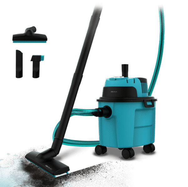 Imagen 2 Aspirador de sólidos y líquidos Conga Rockstar Wet & Dry Compact Garden de 1000 W y 10 L. Diseño compacto con función de soplado para una limpieza versátil.