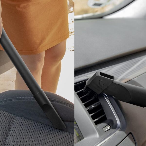 A01_EU01_100012-Imagen-5 Imagen 5 Aspirador de sólidos y líquidos Conga Rockstar Wet & Dry Compact Garden Plus con 1200 W de potencia, 16 L de capacidad y función de soplado para jardín y hogar.