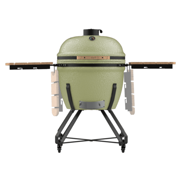 Imagen 2 Barbacoa de cerámica Cecotec DragonFire 6600 con resistencia térmica de hasta 1000º, sólido soporte de hierro fundido y control preciso de flujo de aire.