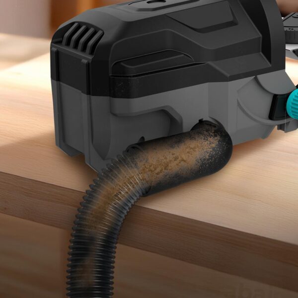 Imagen 6 Lijadora de disco de sobremesa PerfectSurface 1000 Stand Disc con 140 W, disco de 125 mm y mesa ajustable hasta 45º para acabados precisos en madera y metal.