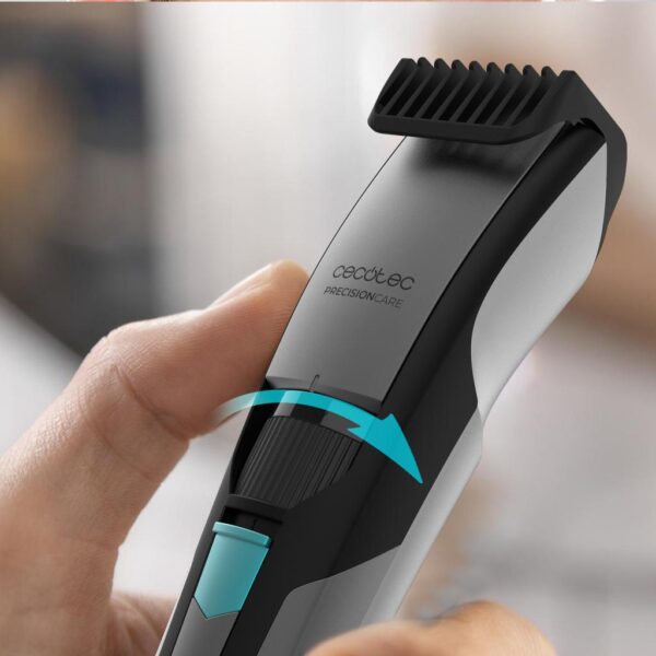 Imagen 5 Barbero Cecotec PrecisionCare Barber con cuchillas de acero inoxidable, 2 peines ajustables de 1 a 20 mm y autonomía de 60 minutos. Perfilado de precisión.