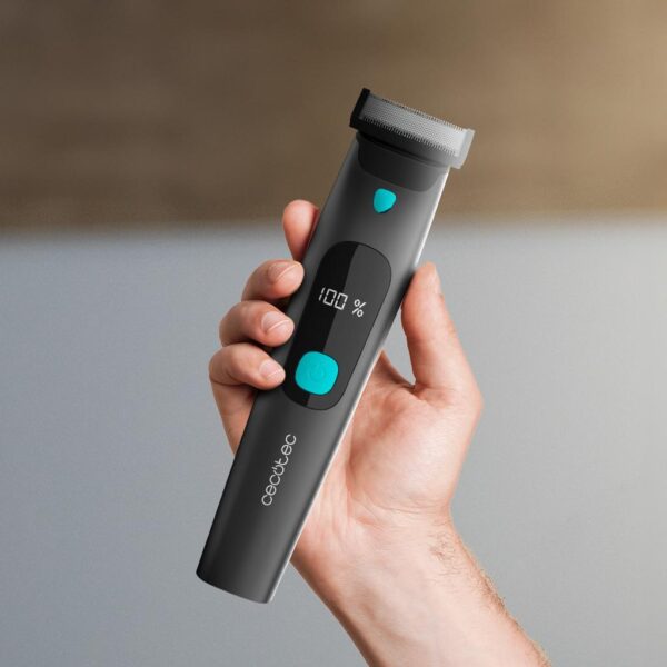 Imagen 8 Rasuradora facial PrecisionCare OneShave Screen con cuchillas de acero inoxidable, 90 min de autonomía, resistencia IPX7 y 3 peines guía de 1, 3 y 5 mm.