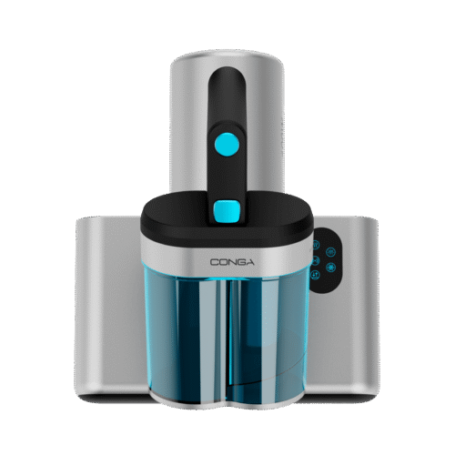 Imagen 2 Aspirador de colchones Conga Rockstar 4000 Mattress con 400 W y 13 kPa. Luz UV-C desinfectante y aire caliente para eliminar ácaros y alérgenos de tapicerías.