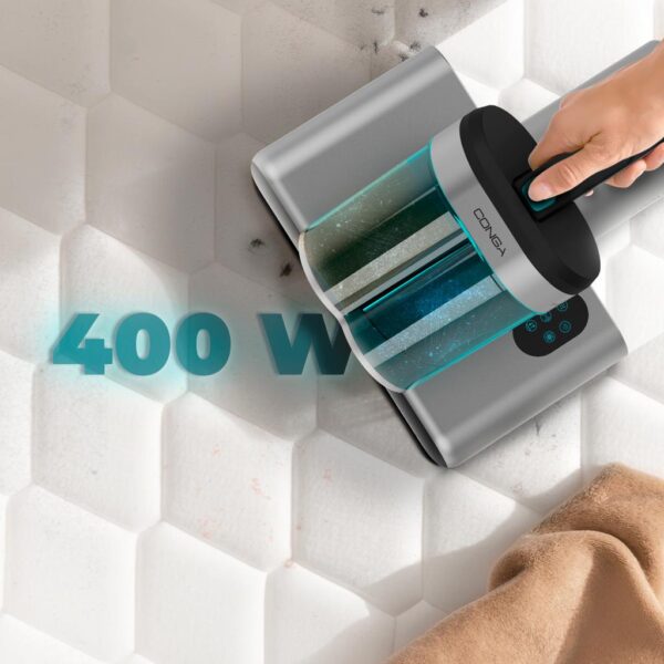 Imagen 4 Aspirador de colchones Conga Rockstar 4000 Mattress con 400 W y 13 kPa. Luz UV-C desinfectante y aire caliente para eliminar ácaros y alérgenos de tapicerías.