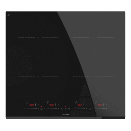 Imagen 2 Placa de inducción Bolero Squa I 4800 TotalFlex de 7400 W con 9 niveles de potencia, control táctil slider y sistema TotalFlex para máxima flexibilidad en cocina.