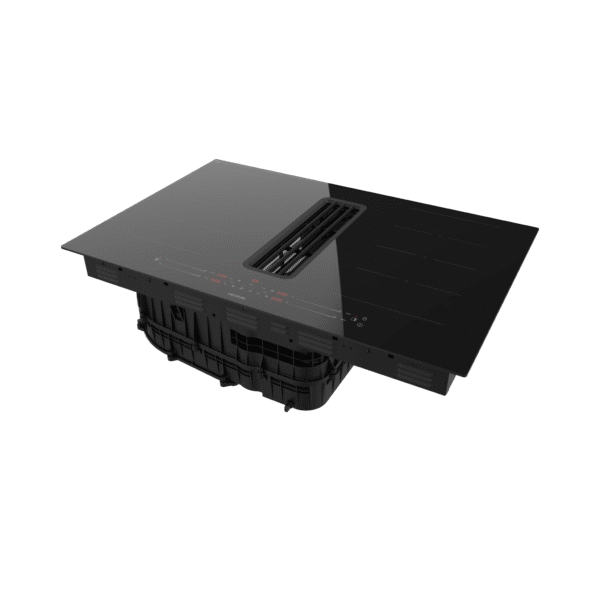 Imagen 4 Placa de inducción Cecotec con campana integrada de 7400W. Incluye sistema TotalFlex, succión de 630m3/h, 15 niveles de potencia y clasificación energética Clase A.