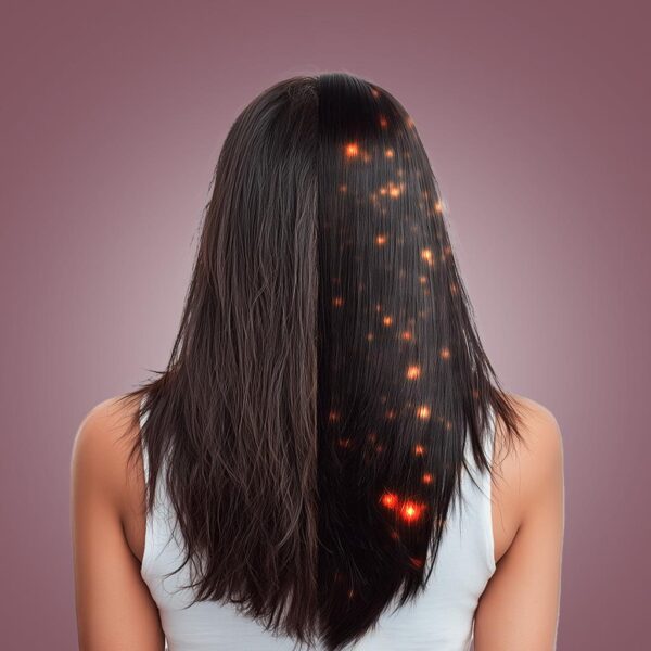 Imagen 6 Cepillo capilar HairCare Revitalize de Cecotec con 5 tecnologías: LLLT, EMS, iones y luz LED para regenerar cutículas y fortalecer el cabello de forma profesional.