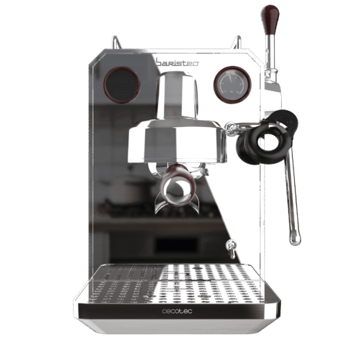 Imagen 2 Cafetera espresso profesional Baristeo Intima de Cecotec con 20 bares de presión, sistema Thermoblock doble y manómetro para un café perfecto en casa.