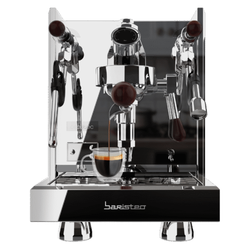 Vista frontal del microondas digital Cecotec Proclean 2500 con panel de control táctil y mando giratorio