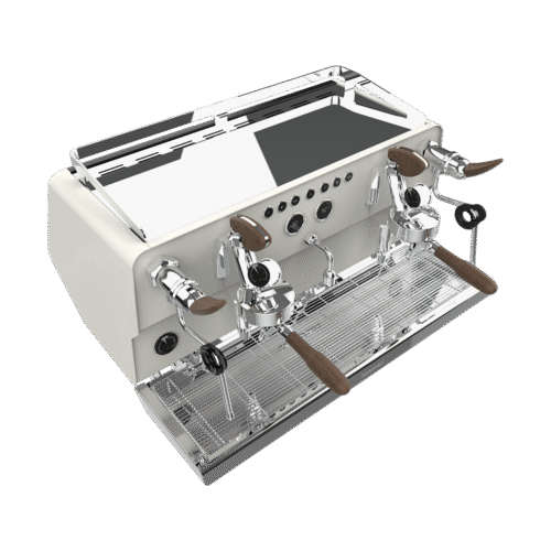 A01_EU01_100131-Imagen-2 Imagen 2 Cafetera espresso barista Baristeo Gastro de 2900 W con doble Thermoblock, 20 bares de presión, molinillo integrado y manómetro PressurePro para café gourmet.