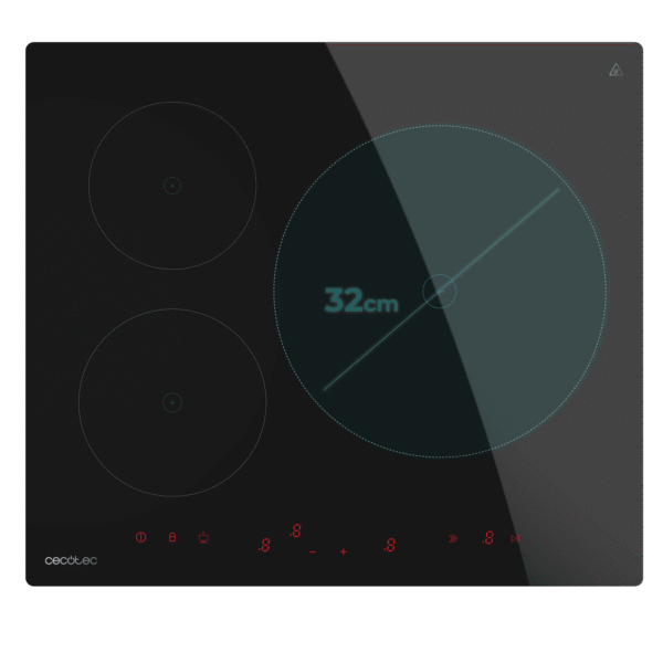 A01_EU01_100142-Imagen-5 Imagen 5 Optimiza tu cocina con la placa Cecotec Bolero Squad I 3600. 3 zonas, 7400W de potencia, control táctil invisible y función KeepWarm para resultados profesionales.