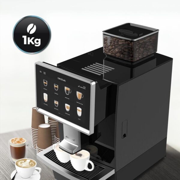 Imagen 4 Cafetera superautomática Cecotec Cremmaet Coffice con 26 bebidas, 19 bares de presión y depósitos XL. Calidad barista profesional para oficinas y negocios.