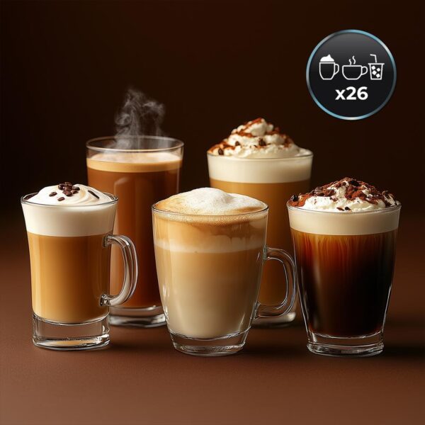 Imagen 6 Cafetera superautomática Cecotec Cremmaet Coffice con 26 bebidas, 19 bares de presión y depósitos XL. Calidad barista profesional para oficinas y negocios.