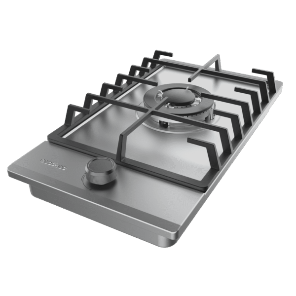 Imagen 5 Placa de gas Bolero Squad G 1200F Inox de Cecotec con 1 quemador de alta eficiencia, sistema de seguridad FlameOut y acabado en acero inoxidable duradero.