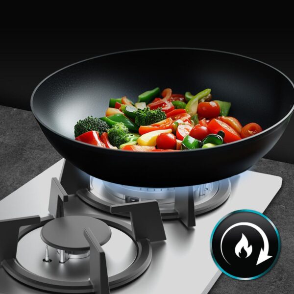 Imagen 8 Placa de gas Bolero Squad G 2200S Inox con 2 quemadores, mandos laterales e ignición integrada. Diseño en acero inoxidable de alta resistencia y seguridad total.