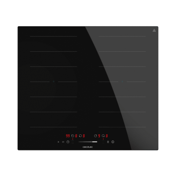 Imagen 3 Placa de inducción Bolero Squad I 4001 Fullflex de 7200 W. Incluye zona flexible, 9 niveles de potencia, Touch Slider y funciones de seguridad Stop&Go y Kid Lock.