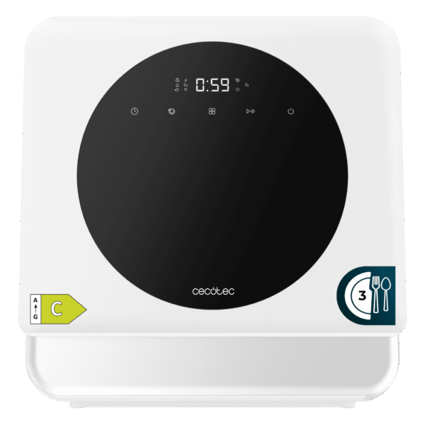 Lavavajillas Bolero Aguazero 6110 Inox de 60 cm con panel táctil y acabado en acero inoxidable