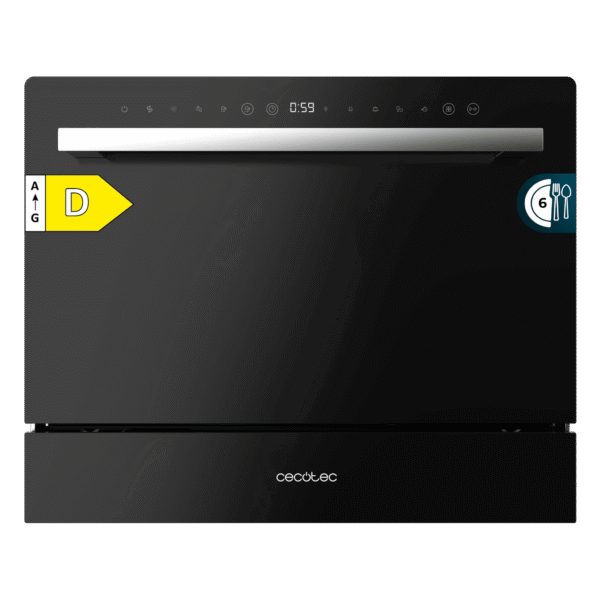 Lavavajillas Bolero Aguazero 6110 Inox de 60 cm con panel táctil y acabado en acero inoxidable