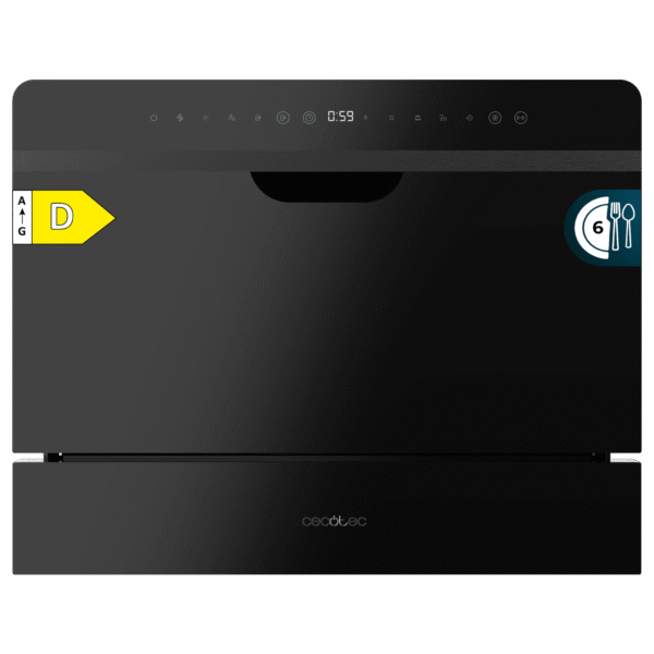 A01_EU01_100467 Lavavajillas Bolero Aguazero 6110 Inox de 60 cm con panel táctil y acabado en acero inoxidable