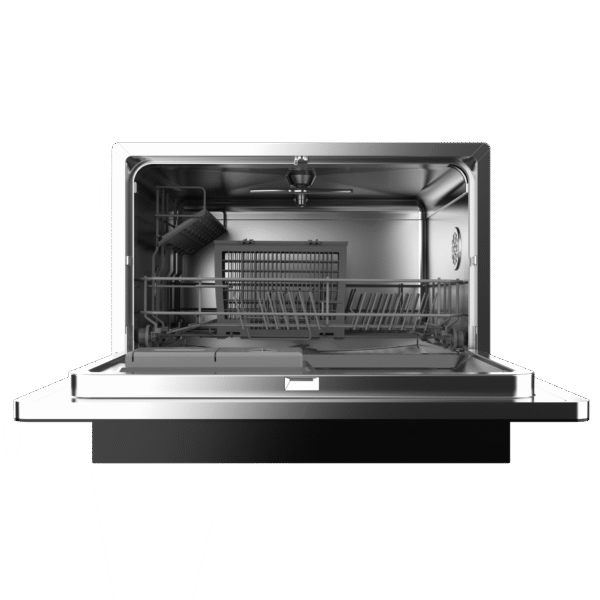 A01_EU01_100467-Imagen-3 Imagen 3 Lavavajillas semi-integrable Bolero Aguazero 2500 S-BI Black Glass de 6 cubiertos. Eficiencia energética D, 5 programas de lavado y elegante acabado en cristal negro.