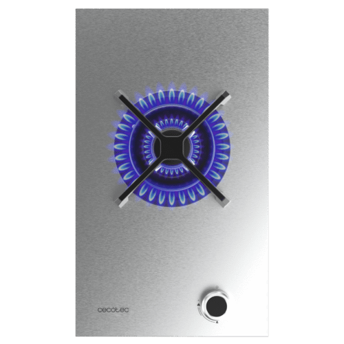 Imagen 2 Placa de gas Cecotec Bolero Squad G 1400S Inox con 4 fuegos, encendido electrónico, sistema de seguridad termopar y acabado duradero en acero inoxidable.
