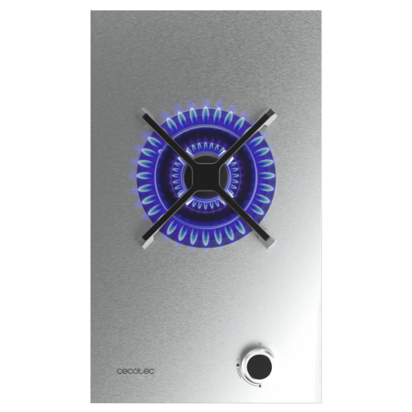 Imagen 2 Placa de gas Cecotec Bolero Squad G 1400S Inox con 4 fuegos, encendido electrónico, sistema de seguridad termopar y acabado duradero en acero inoxidable.