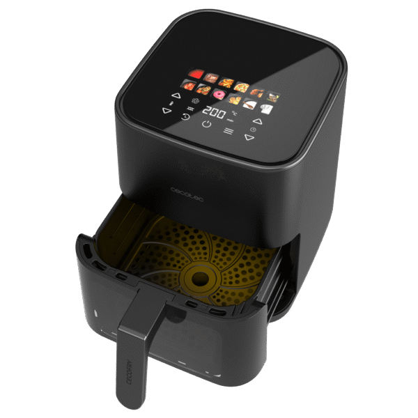 Imagen 6 Freidora de aire Cecofry&Grill Duoheat 4000 de 4 L y 1900 W. Tecnología de doble resistencia para un dorado perfecto y función grill en un diseño compacto.