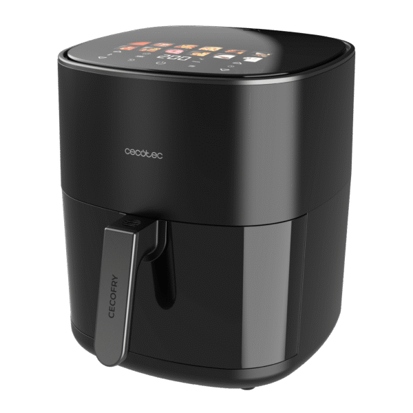 Imagen 4 Freidora de aire Cecofry&Grill Duoheat 6500 de 6,5 L y 2200 W. Tecnología de doble resistencia para un dorado perfecto y cocina saludable con sabor a parrilla.
