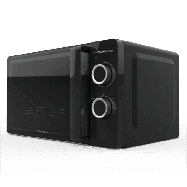 A01_EU01_100513 Vista frontal del microondas digital Cecotec Proclean 2500 con panel de control táctil y mando giratorio