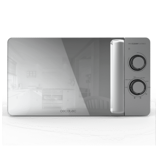 Imagen 2 Microondas Proclean 3160 Flatbed Mirror de 20L sin plato. Dispone de 800 W, grill, tecnología 3DWave y revestimiento Ready2Clean para una limpieza eficiente.