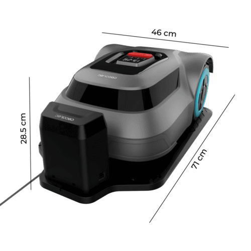 Imagen 2 Robot cortacésped Conga GrassHopper 500 Map Connected con motor Brushless. Cubre hasta 500 m2, supera pendientes del 45% y ofrece control total vía APP.