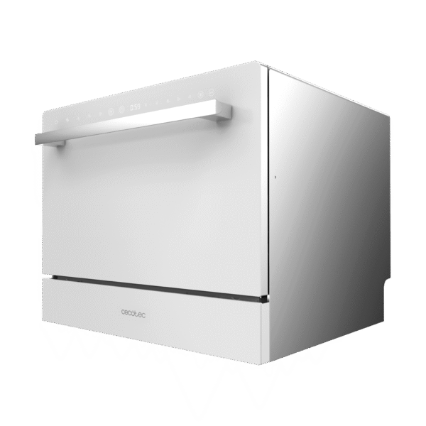 Imagen 5 Lavavajillas compacto Bolero Aguazero 2400 White Glass de 6 servicios. Eficiencia energética clase D, panel Touch Control y acabado premium en cristal blanco.