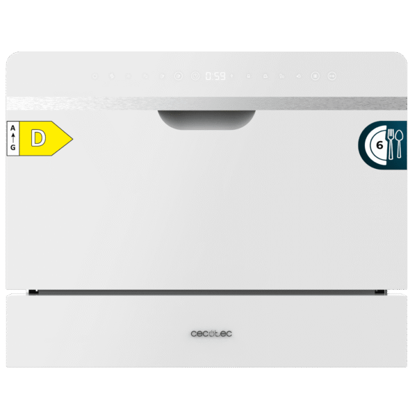 Lavavajillas Bolero Aguazero 6110 Inox de 60 cm con panel táctil y acabado en acero inoxidable