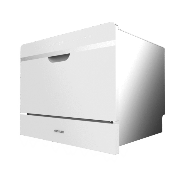 Imagen 5 Lavavajillas semi-integrable Bolero Aguazero 2500 S-BI White Glass de 6 servicios. Eficiencia clase D, 5 programas y panel Touch Control para un lavado eficiente.