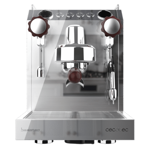 Imagen 2 Cafetera espresso barista Baristeo Classic de Cecotec. Con 20 bares de presión, sistema Thermoblock y manómetro para un café profesional de máxima calidad.