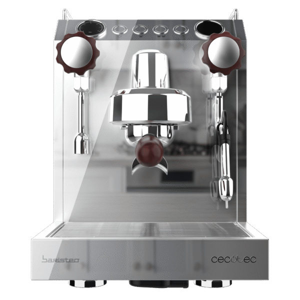 Imagen 2 Cafetera espresso barista Baristeo Classic de Cecotec. Con 20 bares de presión, sistema Thermoblock y manómetro para un café profesional de máxima calidad.