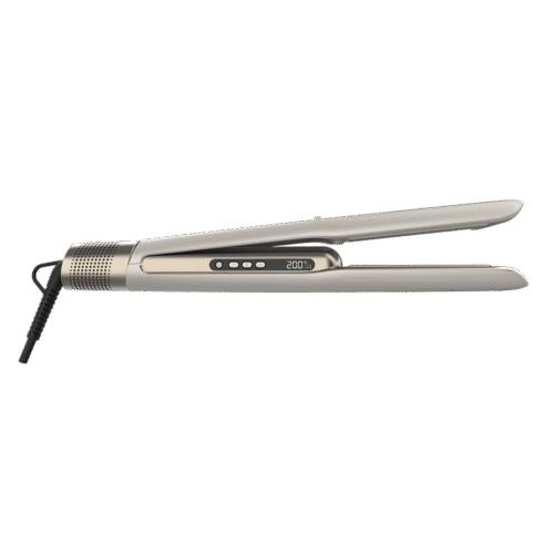 Imagen 2 Protege tu cabello con RitualCare Air Lisse Champagne. Plancha con aire, tecnología iónica, queratina y aceite de argán para un alisado brillante y saludable.