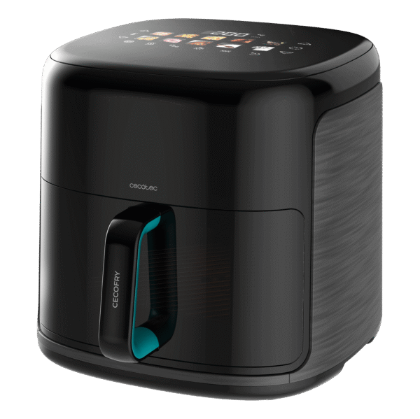 Imagen 3 Freidora de aire y grill ahumador de 2600 W y 6 L. Tecnología Cyclonic Air, temperatura hasta 265 ºC y sonda térmica para un cocinado preciso y sabroso.