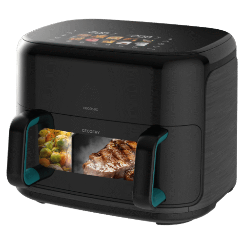 Imagen 2 Freidora de aire y horno de 26 litros con 2000 W. Integra cajetín de ahumado, función Grill y doble resistencia para cocciones envolventes y sabor a leña.