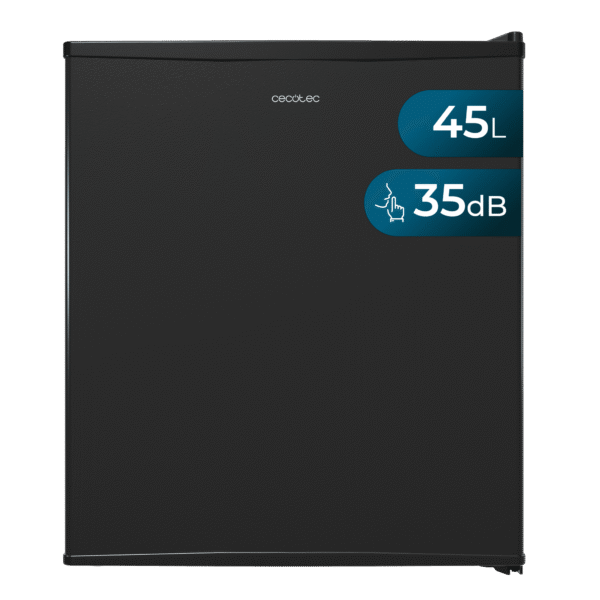 Vinoteca Bolero GrandSommelier 830 CoolCrystal de Cecotec con capacidad para 8 botellas y frontal de cristal negro.