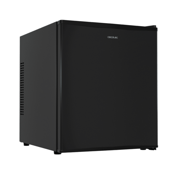 Imagen 3 Nevera mini bar CoolMarket BC SD 47 Black de 44L. Sistema termoeléctrico silencioso de 35 dB, luz LED interior y control mecánico en un elegante diseño negro.