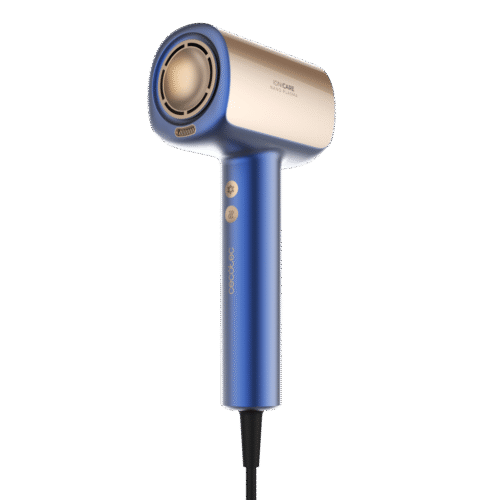 Imagen 2 Secador Cecotec DryGlam Nano Plasma Blue con motor brushless de 110.000 RPM y 1600 W. Tecnología de plasma para un cabello brillante, sin encrespamiento y sano.
