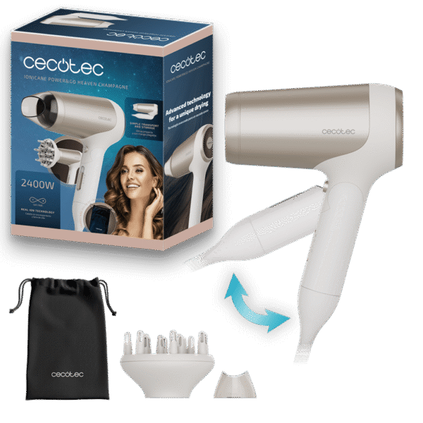 Secador de pelo plegable Cecotec IoniCare Power