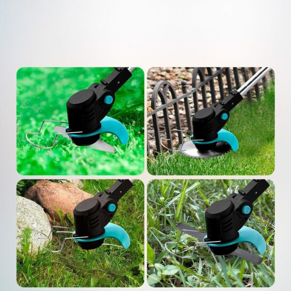 A01_EU01_102264-Imagen-3 Imagen 3 Desbrozadora multifunción 4 en 1 FastCut 3000 Freemove de Cecotec. Batería 21V, 650W de potencia, cabezal orientable y tubo telescópico. Incluye accesorios.