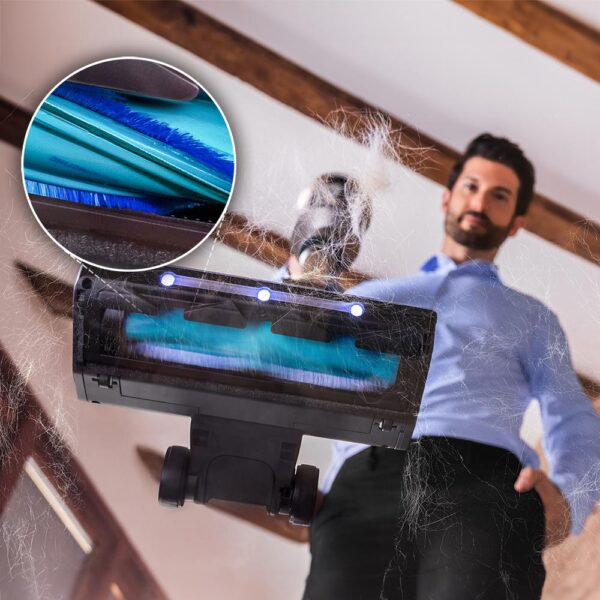 Imagen 7 Aspirador vertical Conga Rockstar 5500 Station Pet Flex de 700 W y 220 AW. Con base de autovaciado, cepillo antienredos y hasta 90 minutos de autonomía total.