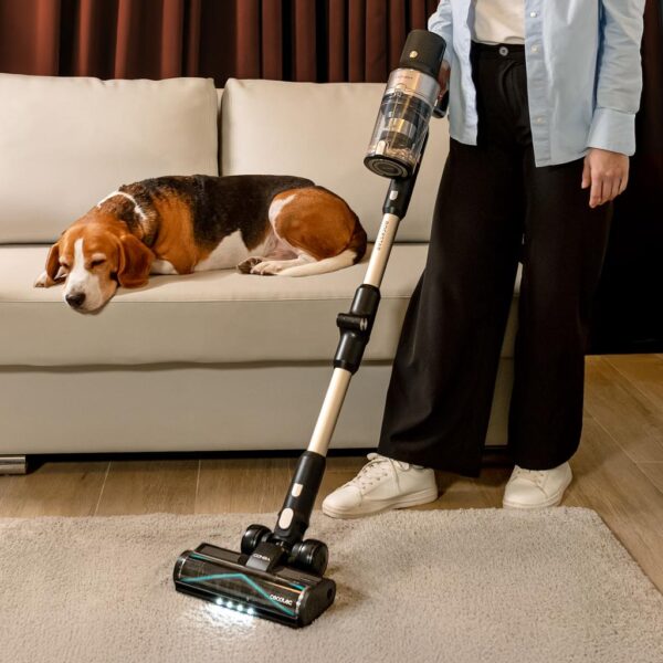 Imagen 8 Aspirador vertical Conga Rockstar 5500 Station Pet Flex de 700 W y 220 AW. Con base de autovaciado, cepillo antienredos y hasta 90 minutos de autonomía total.