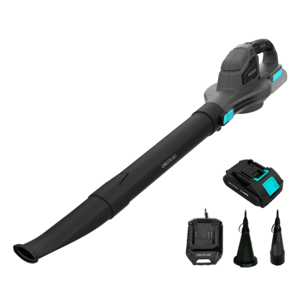 A01_EU01_102507 Amoladora angular a batería RadialPower 2120 Freemove de CECOTEC de 21V con maletín de transporte y 8 discos de 125mm