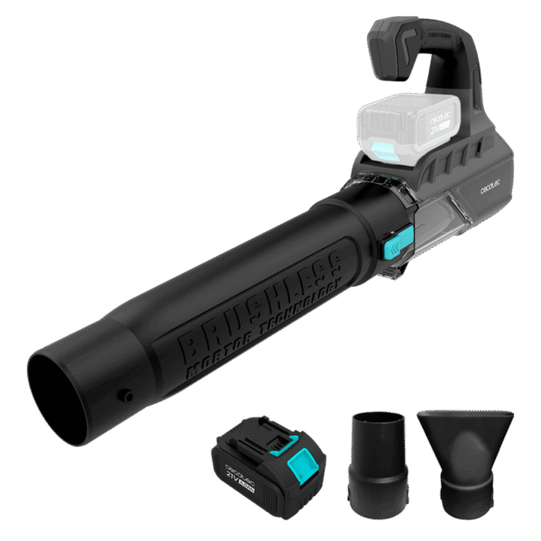 Amoladora angular a batería RadialPower 2120 Freemove de CECOTEC de 21V con maletín de transporte y 8 discos de 125mm